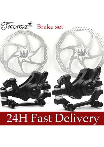 Yunjin Shop G3 160MM Stili ile Arka Dağ Bisikleti Disk Fren Rotor Seti Mekanik Ön Arka Disk Fren Kaliper Seti G3HS1 Merkez Çizgisi Rotor Fren Parçaları (Yurt Dışından)