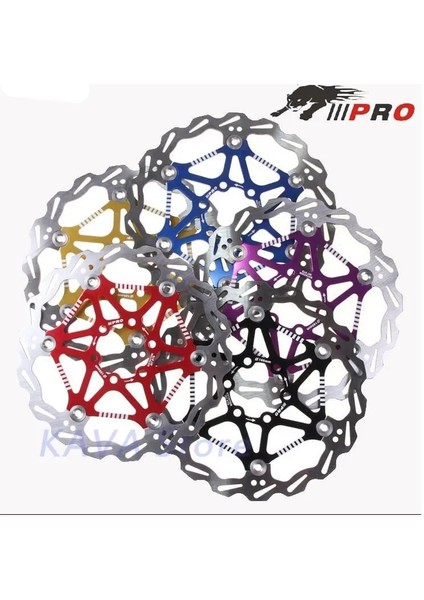203 mm Altın Stili Mtb Bisiklet Parçaları Bileşeni Için Iııpro Bisiklet Disk Fren Rotorları Dh Ultra Hafif Yüzer Disk Pedleri (Yurt Dışından) fiyatları