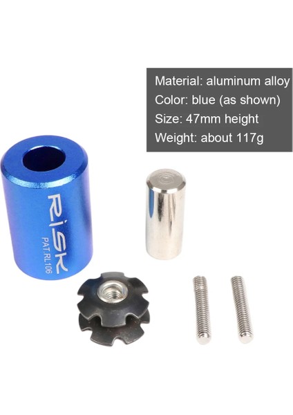Yunjin Shop Mavi Stil Bisiklet Bisiklet Çatal Yükleyici Kulaklık Sürücü Aracı Yıldız Kuruyemiş Ay Çiçeği Sürüş Onarım Araçları Yedek Vidalı Somun Ayar Kiti (Yurt Dışından) fiyatları