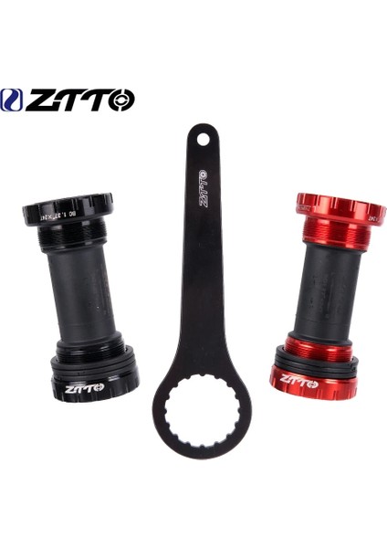 Bsa Anahtarı Kırmızı Stil Ztto Bsa Rulman Alt Braketi Vidalı Tip mm Bisiklet Ekseni Mtb Yol Bisikleti Alüminyum Alaşımlı Su Geçirmez Krank Seti Eksen Parçaları (Yurt Dışından)