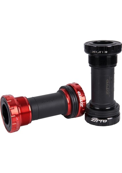 Bsa Anahtarı Kırmızı Stil Ztto Bsa Rulman Alt Braketi Vidalı Tip mm Bisiklet Ekseni Mtb Yol Bisikleti Alüminyum Alaşımlı Su Geçirmez Krank Seti Eksen Parçaları (Yurt Dışından)