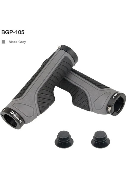 BGP-105GY Stili Deemount Comfy Bisiklet Sapları Tpr Kauçuk Entegre Mtb Bisiklet El Desteği Dağ Bisikleti Gidon Muhafazası Kılıf Şok Emme (Yurt Dışından)