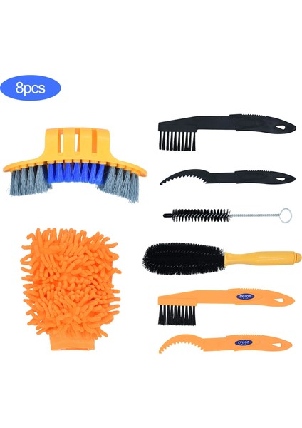 K Tarzı Bisiklet Temizleme Kiti Bisiklet Bisiklet Zinciri Temizleyici Scrubber Fırçalar Dağ Bisikleti Yıkama Aleti Seti Bisiklet Tamir Aletleri Aksesuarları (Yurt Dışından)