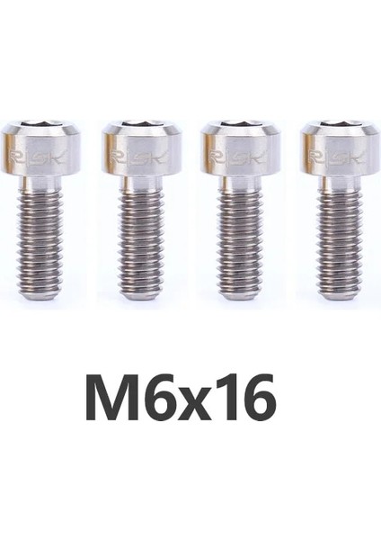 M6X16MM Titanyum Stili Rısk M6 ** 20MM Titanyum Alaşımlı Cıvata Disk Fren Kaliper Kelepçesi Mtb Bisiklet Bisiklet Vida Krank Kilit Cıvataları Yol Için (Yurt Dışından)