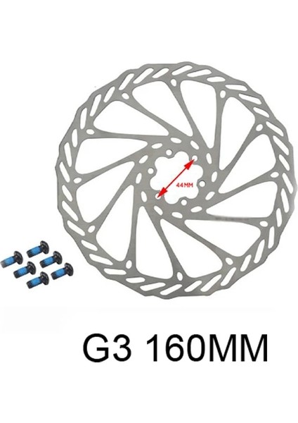 G3 160MM-2PC Stili Dağ Bisikleti Disk Fren Rotor Seti Mekanik Ön Arka Disk Fren Kaliper Seti G3HS1 Merkez Çizgisi Rotor Fren Parçaları (Yurt Dışından)