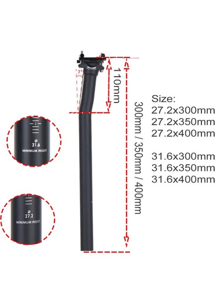 27.2X400MM-6210 Stili Elıta One Karbon Fiber Koltuk Direği Roadmtb Bisiklet Seatpost 135G Ud Mat * mm Bisiklet Parçaları (Yurt Dışından) fırsatları