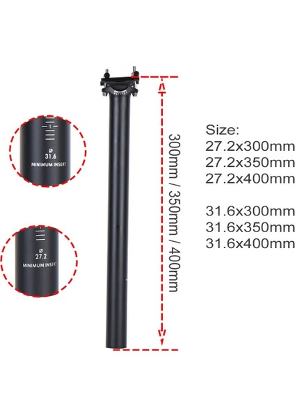 27.2X400MM-6210 Stili Elıta One Karbon Fiber Koltuk Direği Roadmtb Bisiklet Seatpost 135G Ud Mat * mm Bisiklet Parçaları (Yurt Dışından) indirimleri