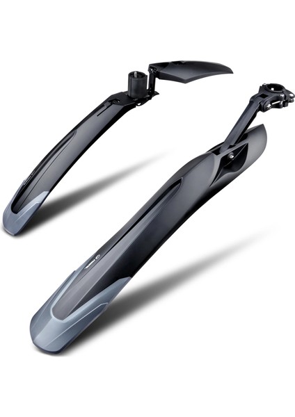 RL-910-ARKA Çamurluk Stili Rbrl Bisiklet Çamurluk Seti Mtb Bisiklet Çamurluk E-Bike Ayarlanabilir Dağ Bisikleti Tpe Genişletin Uzatmak Patent Hızlı Bırakma Koruyucu (Yurt Dışından)