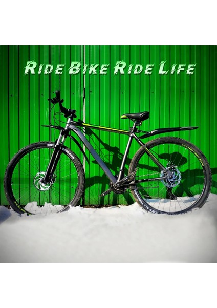 RL-910-ARKA Çamurluk Stili Rbrl Bisiklet Çamurluk Seti Mtb Bisiklet Çamurluk E-Bike Ayarlanabilir Dağ Bisikleti Tpe Genişletin Uzatmak Patent Hızlı Bırakma Koruyucu (Yurt Dışından)