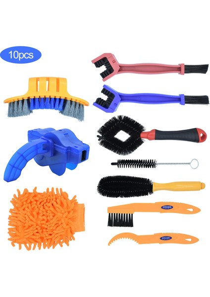 Yunjin Shop S Tarzı Bisiklet Temizleme Kiti Bisiklet Bisiklet Zinciri Temizleyici Scrubber Fırçalar Dağ Bisikleti Yıkama Aleti Seti Bisiklet Tamir Aletleri Aksesuarları (Yurt Dışından)