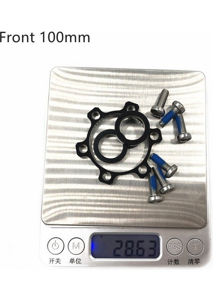 Ön Stil Vyce Bisiklet Takviye Göbeği Adaptörü X100'DEN Bisiklet Göbeği Ara Parçası Puluna Değişim 6 Cıvata Standart Boyundan Aks 15MM (Yurt Dışından) modelleri