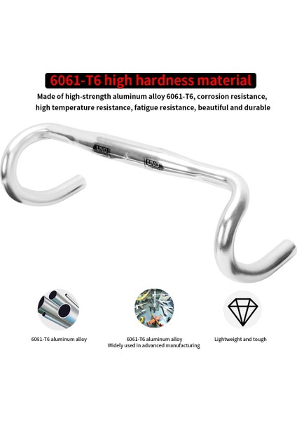 31.8X380MM Gümüş Stil Uno Yarış Gidonu Alüminyum Yol Bisikleti Gidonu Yol Bicycl Drop Bar mm Bisiklet Direksiyon Simidi (Yurt Dışından) modelleri