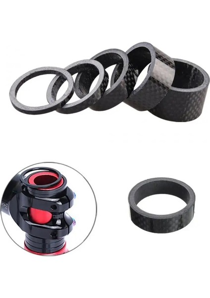 15 mm Tarzı 3k Karbon Fiber Iplik Bisiklet Paspayı Seti Karbon Paspayı Kulaklık Gövde Ara Parçası "ud Karbon Yol Bisikleti Paspayı Kiti mm (Yurt Dışından) fırsatları