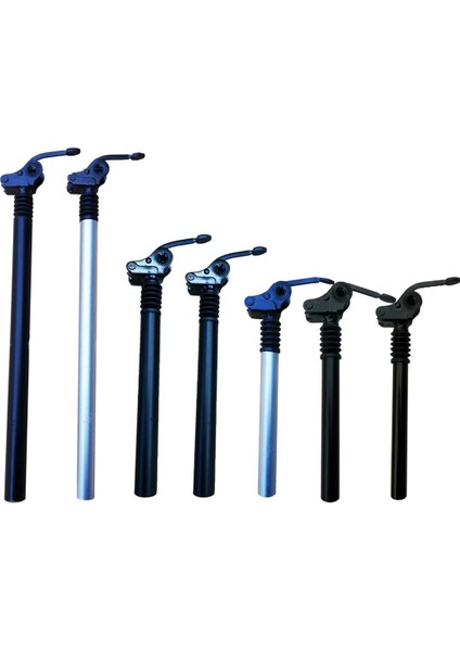 Kelepçe Sadece Stil Süspansiyon Sönümleme Koltuk Tüpü E-Bisiklet Seatpost Katlanır Bisiklet Alüminyum Alaşımlı Eyer Direği (Yurt Dışından)