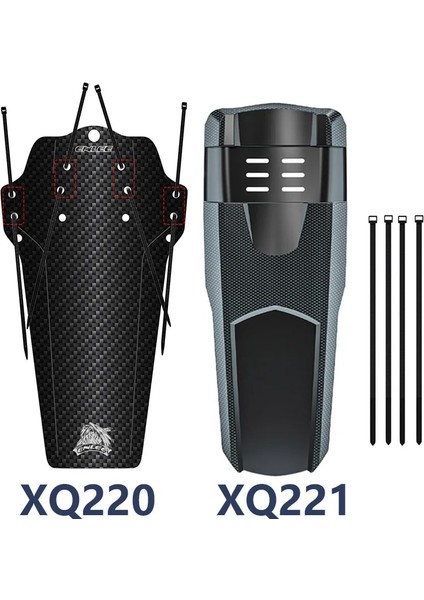 XQ221 Yükseltme Stili Enlee Bisiklet Çamurlukları Karbon Fiber Renkli Önarka Lastik Tekerlek Evrensel Çamurluk Mtb Yol Bisikleti Kanatları Çamurluklar Bisiklete Binme (Yurt Dışından) fırsatları