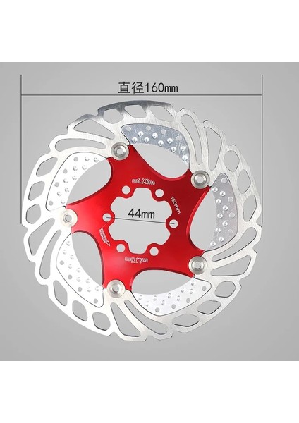 Siyah 160MM Tarzı Dh Mtb Dağ Bisikleti Soğutma Fren Rotorları Yokuş Aşağı Yüzer Bisiklet Freni Altı Çivi Diski (Yurt Dışından)