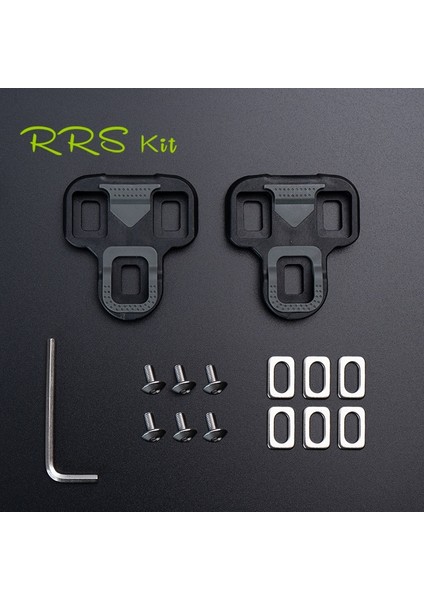 Set H Style Rrskit Bisiklet Pedalı Kramponlar Yol Bisikleti Kendinden Kilitli Plaka Keo Ultra Hafif Bisiklet Pedal Ayakkabıları Kelepçe Yüzer Bisiklet Aksesuarları (Yurt Dışından) indirimleri