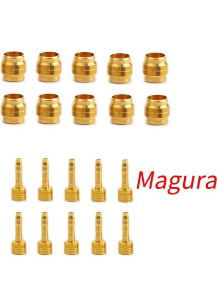 Magura 10 Çift Stili Mtb Bisiklet Hidrolik Disk Fren Iğnesi Zeytin Zeytin BH90 BH59 Sram Magura Bisiklet Fren Hortumu Için Bağlantı Ekle (Yurt Dışından)