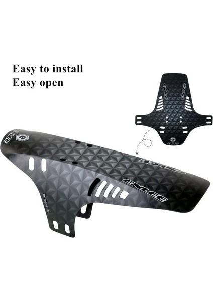 Yunjin Shop C Stili Stili 6 Stil Bisiklet Çamurluk Pp5 Malzeme Dağ Bisikleti Aksesuarları Ön Arka Çamurluk Için Mtb Çamurluk Katlanır Bisiklet Parçaları Yağmur Plakası (Yurt Dışından) modelleri