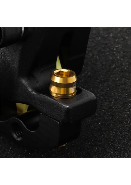 Yunjin Shop M6-19 Gümüş Stili Muqzı Bisiklet M6 * Titanyum Disk Fren Kaliper Vidalı Frenler Kol Cıvatası Kök Vida Mtb Yol Bisikleti Hidrolik Fren Parçaları (Yurt Dışından) indirimleri