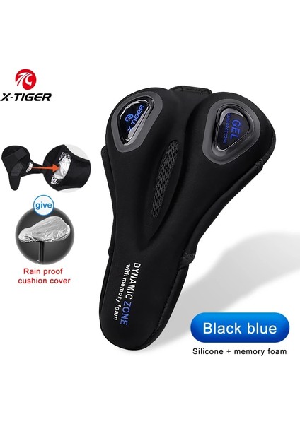 Yunjin Shop Resim Stili Olarak X-Tıger Bisiklet Koltuk Örtüsü 3D Sünger Polimer Yumuşak Kalınlaşmış Nefes Bisiklet Koltuk Minderi Dağ Bisikleti Eyer Koltuk Aksesuarları (Yurt Dışından)