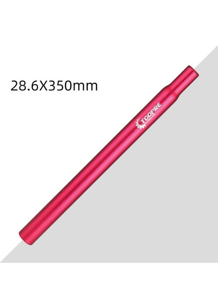 Yunjin Shop A-Kırmızı 28.6-350 Stili Mtb Seatpost Alüminyum Alaşımlı Koltuk Tüpü Uzun Sabit Dişli Koltuk Direği Uzatma Bisiklet Parçaları Aceessories (Yurt Dışından)