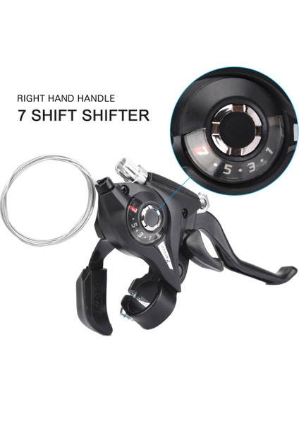 Yunjin Shop 3 Hız Stili 3xeed Bisiklet Vites Değiştirici Fren Mtb Dağ Yol Bisikleti Sürme Bisiklet Vites Kablosu ile Disk Fren Kolları Sıcak Satış (Yurt Dışından) modelleri