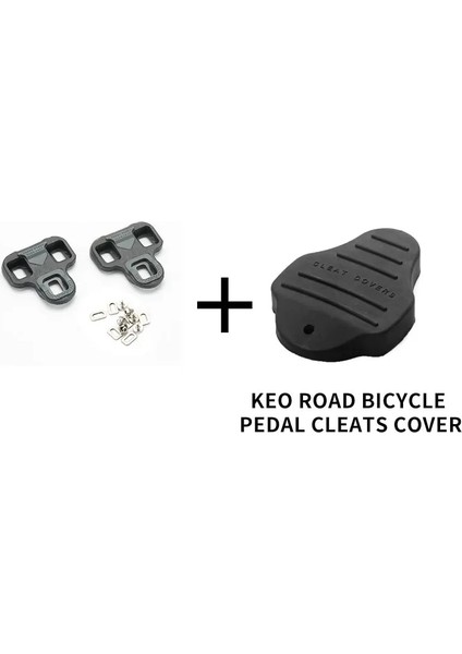 F Stilini Ayarla Rrskit Bisiklet Pedalı Kramponlar Yol Bisikleti Kendinden Kilitli Plaka Keo Ultra Hafif Bisiklet Pedal Ayakkabıları Kelepçe Yüzer Bisiklet Aksesuarları (Yurt Dışından)