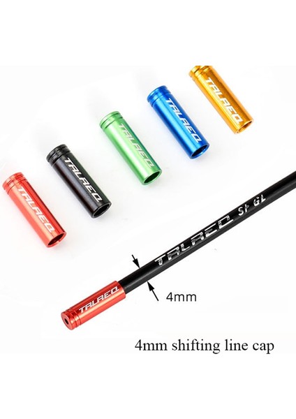 10 Adet 5mm Yeşil Stil Lot Bisiklet Kablo Kapağı Alüminyum Alaşımlı Tb Dağ Yolu Bisikleti Vites Fren Kablosu Uçları Hat Kapağı Tel Tüp Fişleri (Yurt Dışından) fırsatları