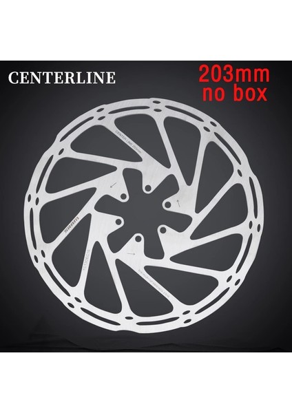 Yunjin Shop 203MM Kutu Stili Yok Dağ Mtb Yol Bisikleti Için Bisiklet Disk Fren Rotor Merkez Hattı Paslanmaz Çelik Hidrolik Fren Disk Rotorları (Yurt Dışından)