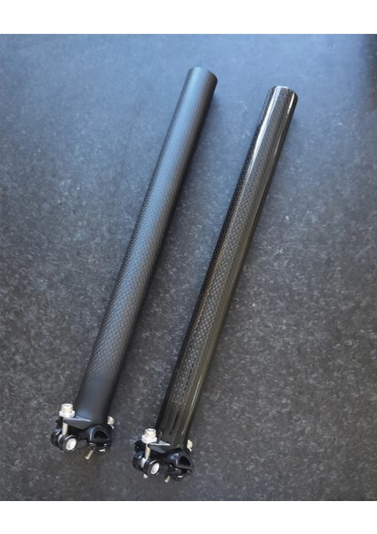 Yunjin Shop MATT27.2X350MM Stili Tam 3k Karbon Bisiklet Seatpost Fiber Superlight Titanyum Mtb Yol Bisikleti Seat Post Parçaları x mm (Yurt Dışından)
