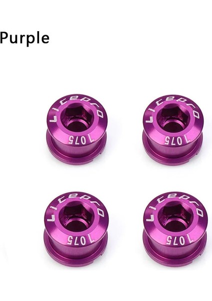 4 Adet Mor 6.5mm Tarzı Pcs Alaşım Bisiklet Tekerleği Mtb Aynakol Cıvatası Paslanmaz Çelik Krank Vidaları Aynakol Mürettebat Parçaları Dağ Bisikleti Aksesuarları (Yurt Dışından)