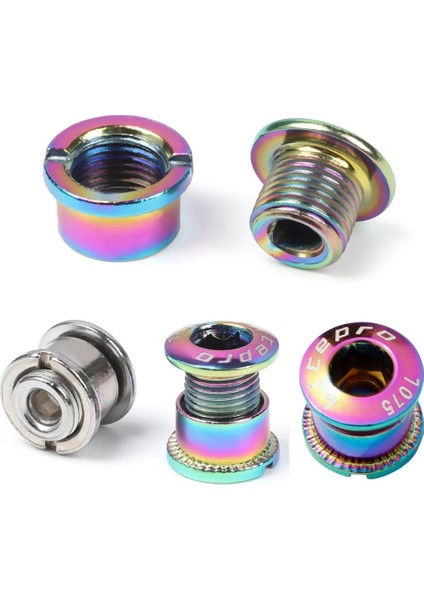 4 Adet Mor 6.5mm Tarzı Pcs Alaşım Bisiklet Tekerleği Mtb Aynakol Cıvatası Paslanmaz Çelik Krank Vidaları Aynakol Mürettebat Parçaları Dağ Bisikleti Aksesuarları (Yurt Dışından)