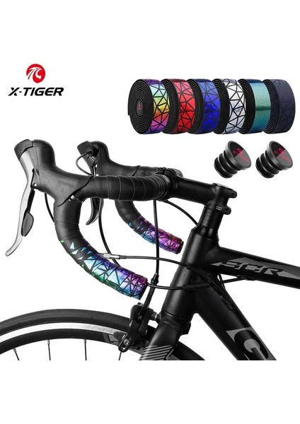 Yunjin Shop N-DCCD-0305 Stili X-Tıger Gidon Bandı Yol Bisikleti Kavrama Bisiklet Aksesuarları Bar Bandı Profesyonel Bisiklet Sönümleme Titreşim Önleyici Sargı Bar Bandı (Yurt Dışından) fiyatları