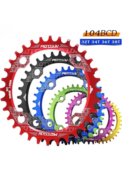 Sarı Stil 36T Yuvarlak Dar Geniş Aynakol Mtb Dağ Bisikleti Bisiklet 104BCD Aynakol Diş Plakası Parçaları Bisiklet Aksesuarları (Yurt Dışından) fiyatları