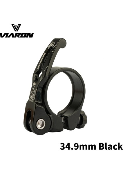 Yunjin Shop 31.8 mm Kırmızı Stil Vıaron Mtb Bisiklet Seatpost Kelepçe Hızlı Bırakma Ultralight Bisiklet Koltuğu Sonrası Montaj Bisiklet Aksesuarları Için Bisiklet (Yurt Dışından)