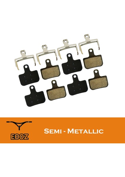 Yunjin Shop CRBP005 Stili Eooz 4 Pairs Avıd Db Elixir Için Yarı Metalik Bisiklet Disk Fren Balataları Sram Level Tl Sram Red Force Etap Axs (Yurt Dışından)