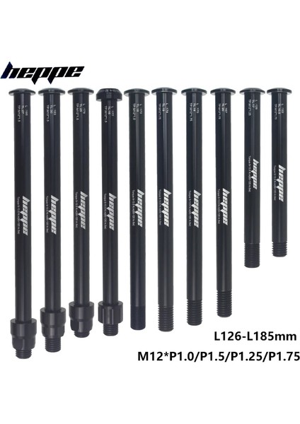 Yunjin Shop L183 M12X1.75 TL30 Stili Heppe Mtb Yol Bisikleti Thru Aks Arka Hub Thru Aks Ön Çatal Mil Skewerxxp1.0p1.5p1.75 (Yurt Dışından)