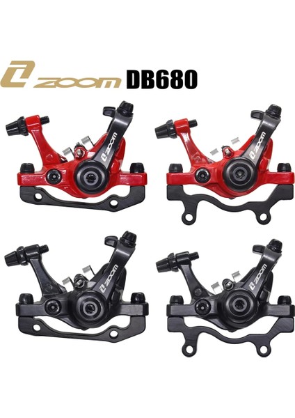 Yunjin Shop DB680 Siyah Bir Çift Stili Zoom Alüminyum Alaşımlı Bisiklet Arka Disk Fren Siyah Dağ Yolu Mtb Bisiklet Mekanik Kaliper Disk Frenler Bisiklet Çift Fren (Yurt Dışından) fiyatları