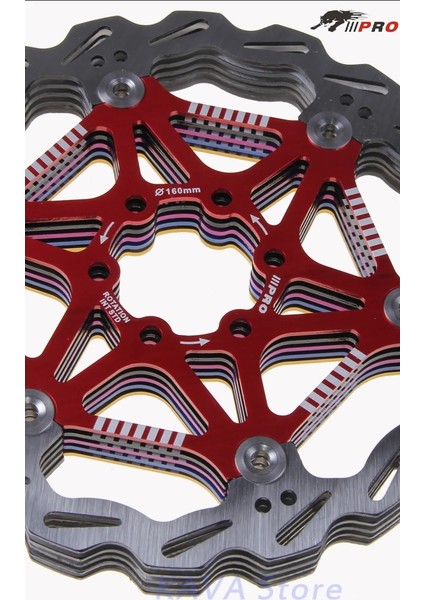 Yunjin Shop 180 mm Siyah Stil Mtb Bisiklet Parçaları Bileşeni Için Iııpro Bisiklet Disk Fren Rotorları Dh Ultra Hafif Yüzer Disk Pedleri (Yurt Dışından) fırsatları