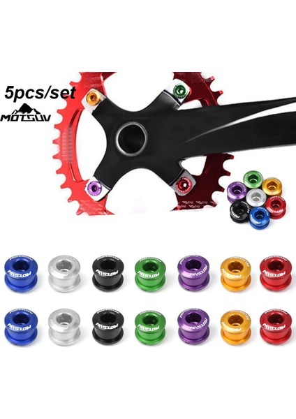 Yunjin Shop Gümüş 6,4 mm Stili Pcs Alaşım Bisiklet Tekerleği Mtb Aynakol Cıvatası Paslanmaz Çelik Krank Vidaları Aynakol Mürettebat Parçaları Dağ Bisikleti Aksesuarları (Yurt Dışından) fırsatları