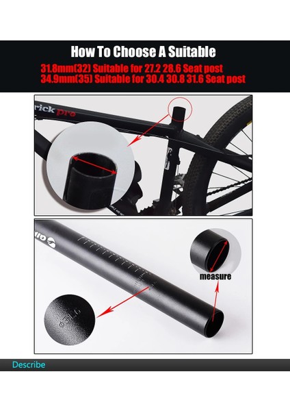 Yunjin Shop 31.8 mm Gümüş Tarzı Koltuk Sonrası Kelepçe Bisiklet Bisiklet Boru Kelepçesi Mtb Yol Bisikleti Için Sabit Dişli Alüminyum Alaşımlı Aksesuarlar Parçası (Yurt Dışından) modelleri