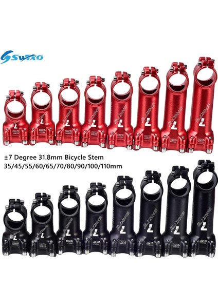 Yunjin Shop 70 mm Siyah Stil 31.8 Ste Derece Ultra Hafif Bisiklet Gidon Kök Dağ Bisikleti Yol Bisikleti Için Uygun Bmx Mtb (Yurt Dışından)