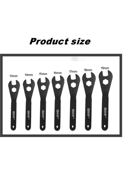 Yunjin Shop E Stili Karbon Çelik Bisiklet Anahtarı Wredle Aks Bisiklet Bisiklet Tamir Aracı Koni Için Fit (Yurt Dışından) modelleri
