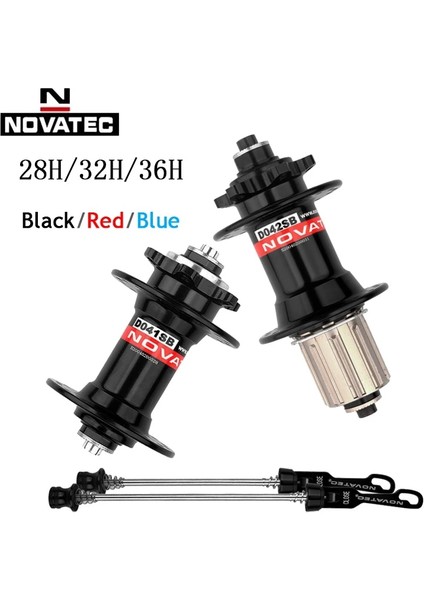 Yunjin Shop 28H Ön Siyah Stil Novatec Küpleri D041SB D042SB Arka Göbek Mtb Ark Delikleri Furos Bisiklet Freehub Dağ Bisikleti Mikro Spline Hız Maza (Yurt Dışından) fiyatları