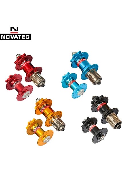 Yunjin Shop 28H Ön Siyah Stil Novatec Küpleri D041SB D042SB Arka Göbek Mtb Ark Delikleri Furos Bisiklet Freehub Dağ Bisikleti Mikro Spline Hız Maza (Yurt Dışından) modelleri