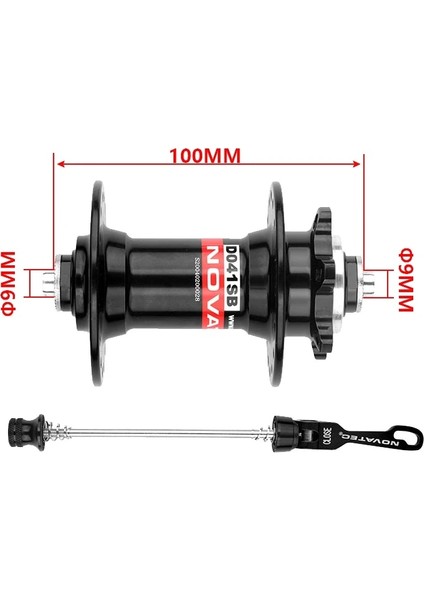 Yunjin Shop 28H Ön Siyah Stil Novatec Küpleri D041SB D042SB Arka Göbek Mtb Ark Delikleri Furos Bisiklet Freehub Dağ Bisikleti Mikro Spline Hız Maza (Yurt Dışından) fırsatları