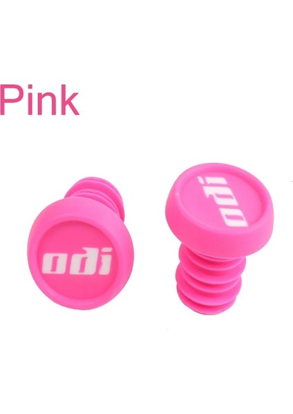 Yunjin Shop Pembe-1 Çift Kapak Stili Odi Silikon Mtb Grmmroad Bisiklet Sapları Kaymaz Şok Emici Gidon Kavrama Renkli Bar Uç Fişi Bisiklet Parçası (Yurt Dışından)