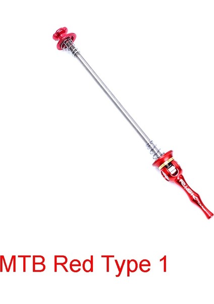 Yunjin Shop Mtb Kırmızı Tip1 Stili Titanyum Ti Şiş Qr Dağ Bisikletleri Hızlı Bırakma Şiş Kolu Mtb Bisiklet Bisiklet Hub Yol Bisikleti Hızlı Bırakma Mtb Parçaları (Yurt Dışından)