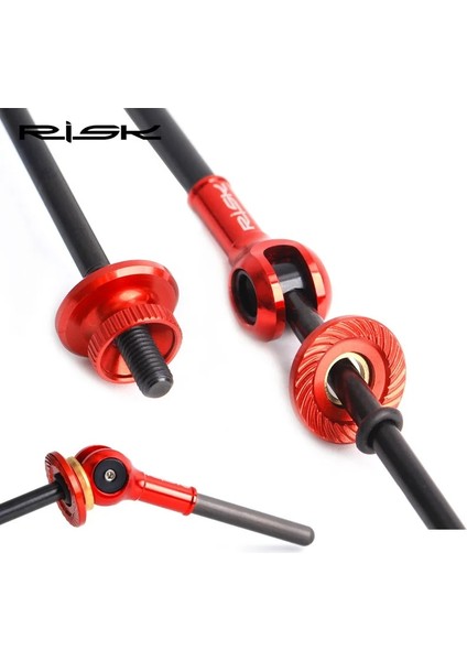 Yunjin Shop Mtb Kırmızı Tip1 Stili Titanyum Ti Şiş Qr Dağ Bisikletleri Hızlı Bırakma Şiş Kolu Mtb Bisiklet Bisiklet Hub Yol Bisikleti Hızlı Bırakma Mtb Parçaları (Yurt Dışından) fırsatları